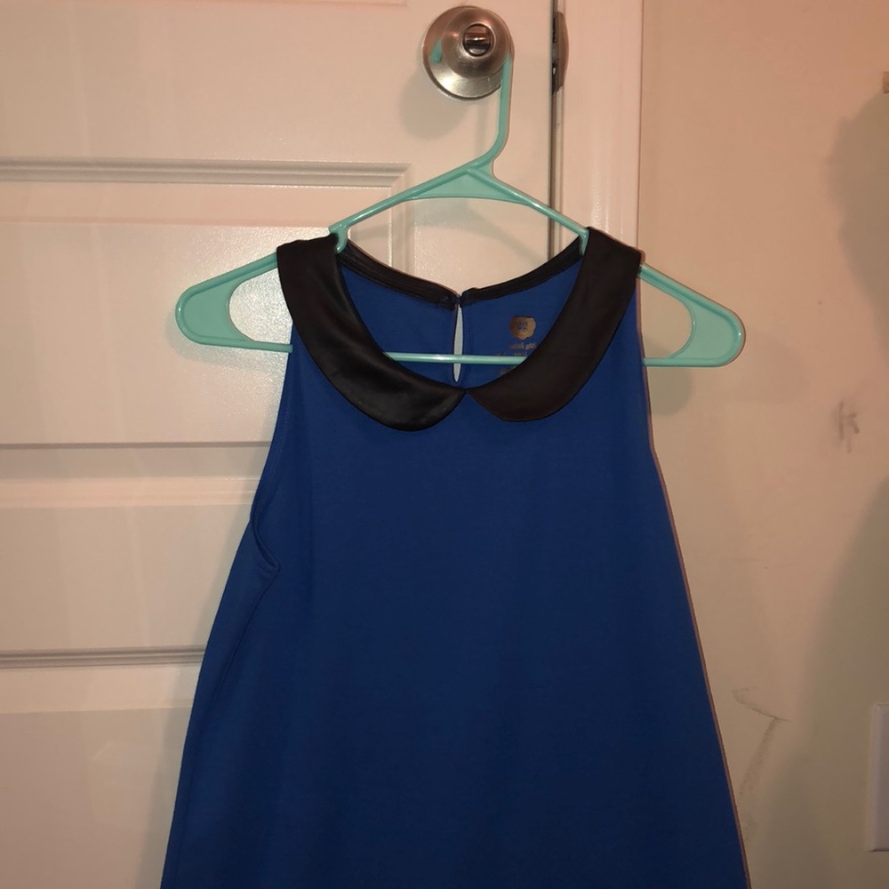 blue dress for a casual day